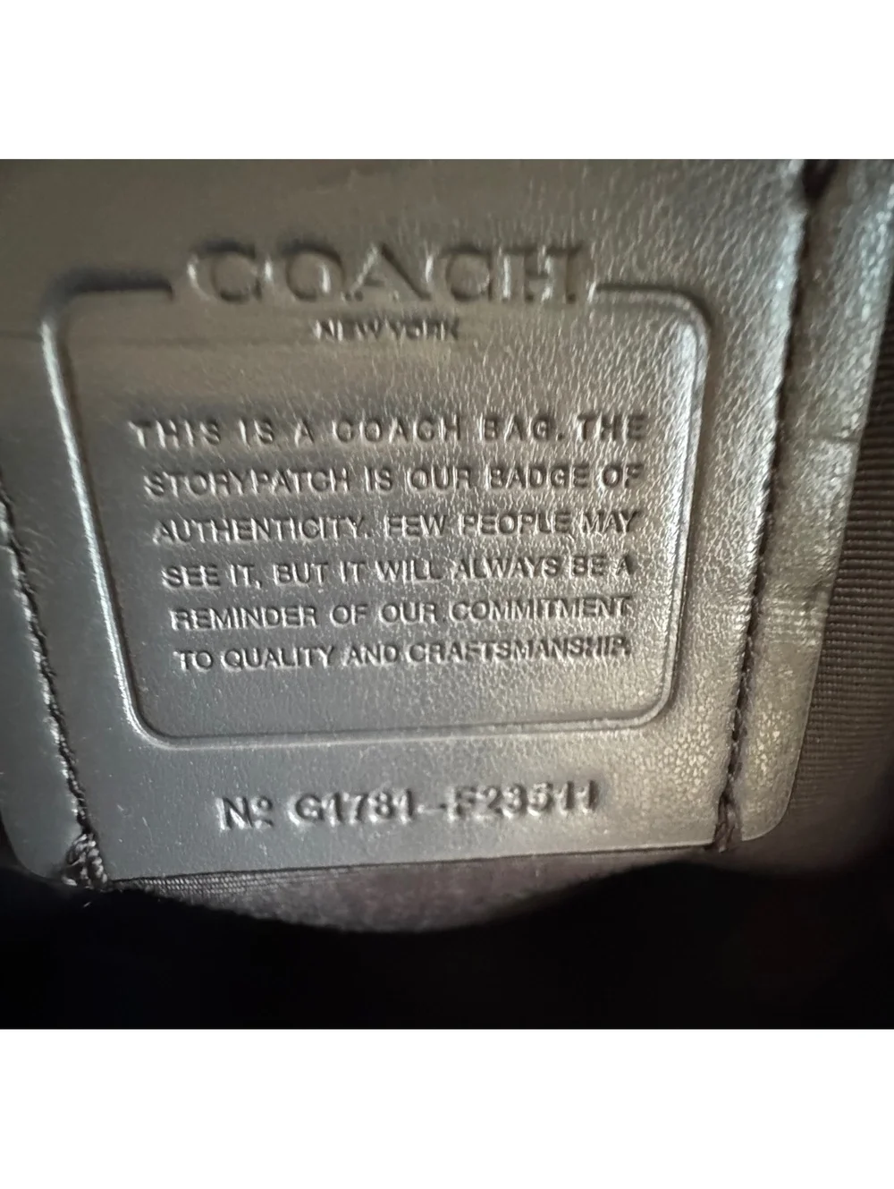 Coach beautiful black